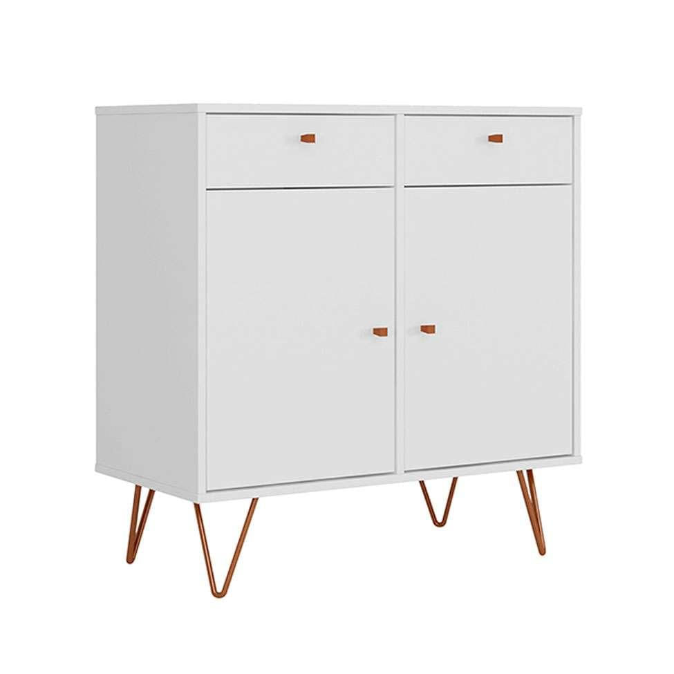 Buffet Ônix 2 GV 2 PT Branco