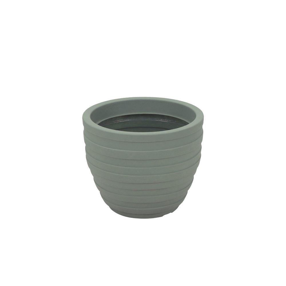 Vaso Tramontina Inca Polietileno Verde Sálvia 38cm Tramontina