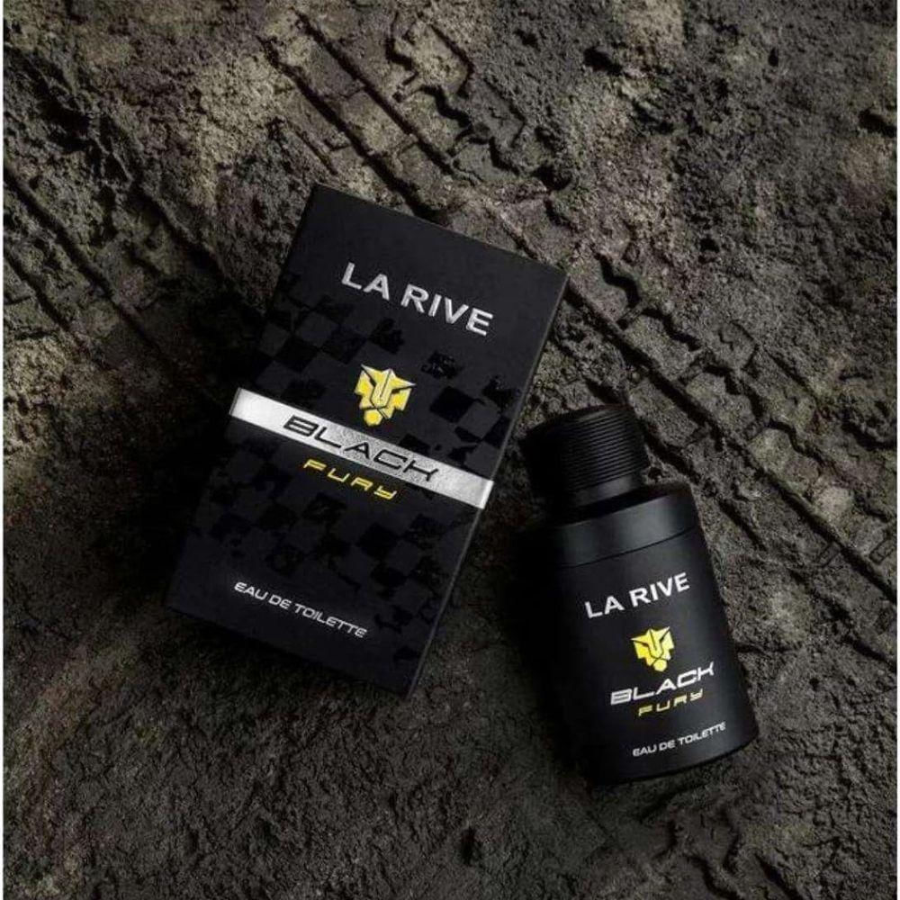 Perfume Black Fury La Rive Edt Masculinoi 75ml