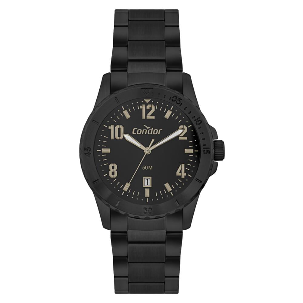 Relógio Condor Masculino Ref: Co2115myw/4p Casual Black