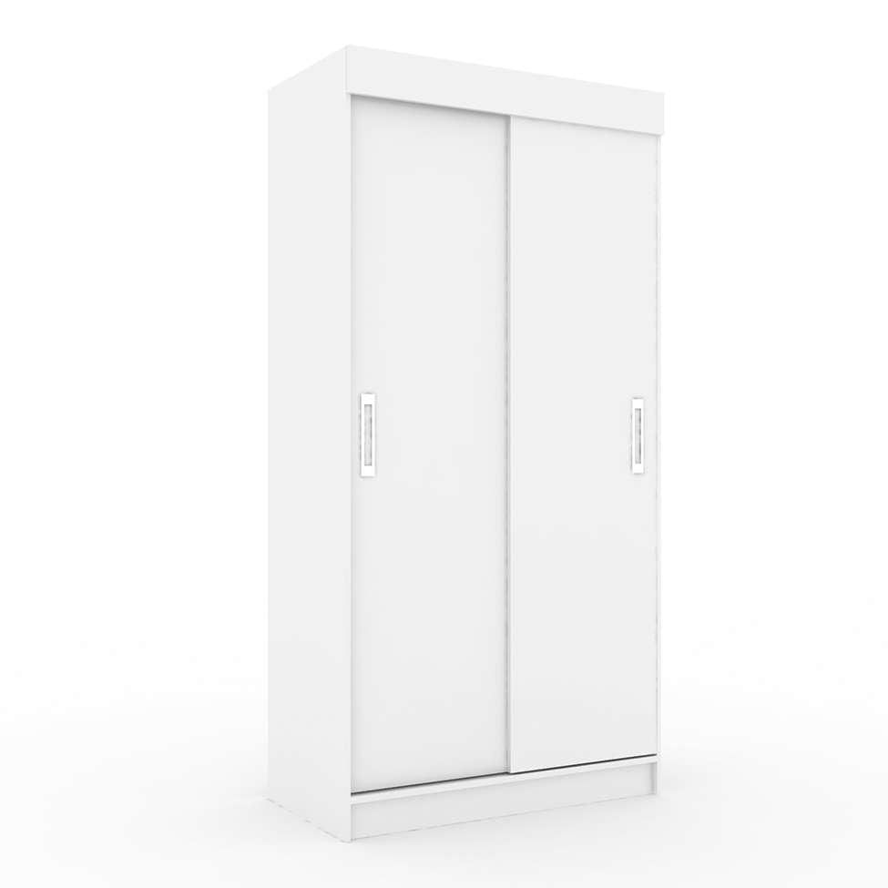 Guarda-Roupa Solteiro Berlim 2PT Branco