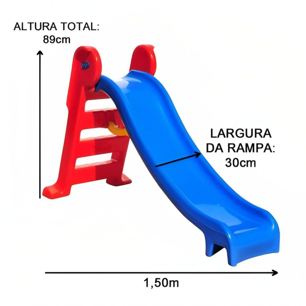 Kit Pula Pula 2,44m + Piscina De Bolinhas 1m + 500 Bolinhas + Escorrega Médio + 2 Gangorra 1l + 1 G2