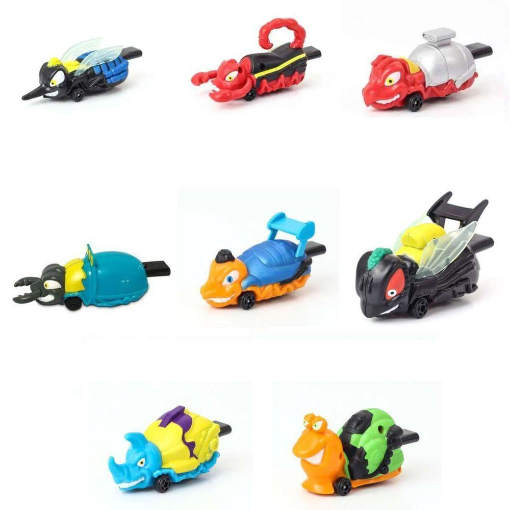 Kit 8 Carrinhos Brinquedo Colecionável Bugs Racings Coleção