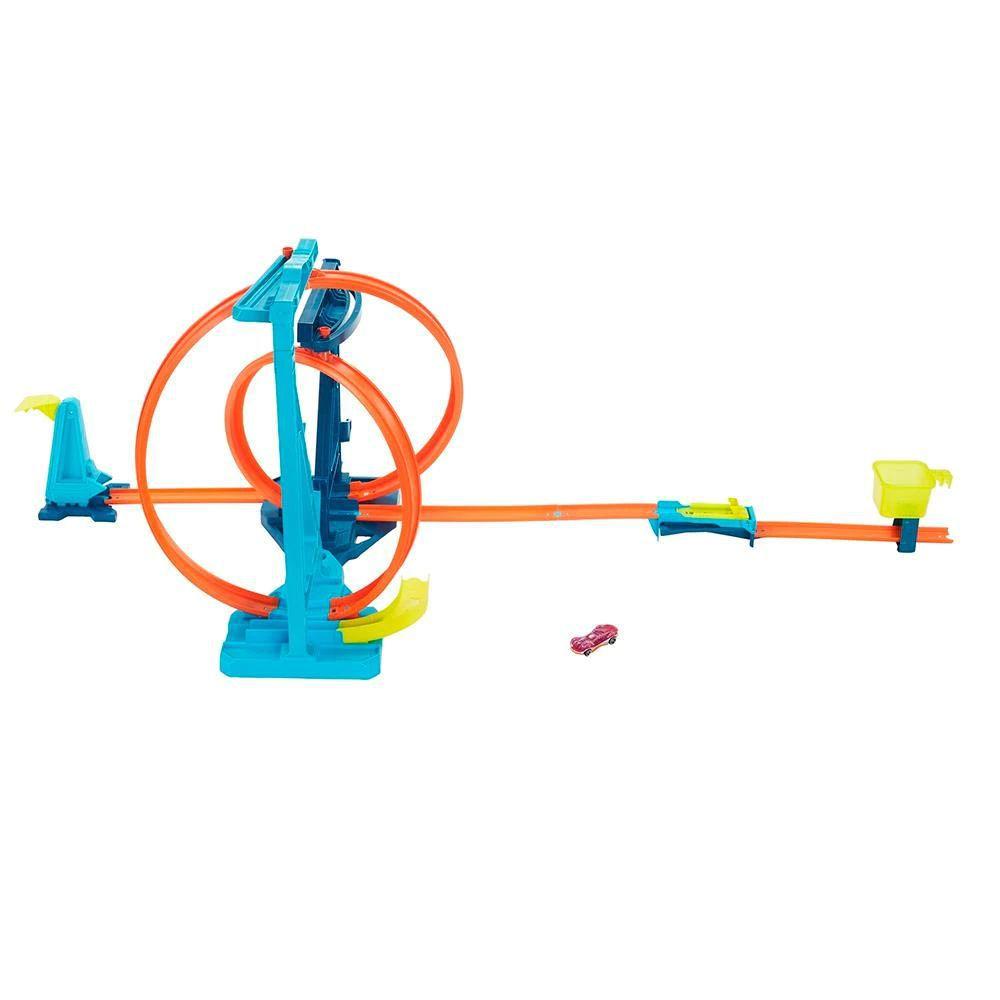 Pista de Carrinhos Hot Wheels - Track Builder - Lançador Looping