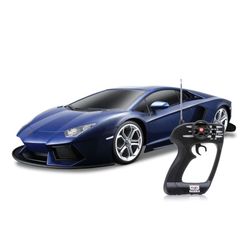 Carro de Controle Remoto Lamborghini Aventador Lp 1:10 Street Series Tech R/C - Azul