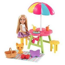 Boneca Chelsea Barbie Picnic Dia de Campo