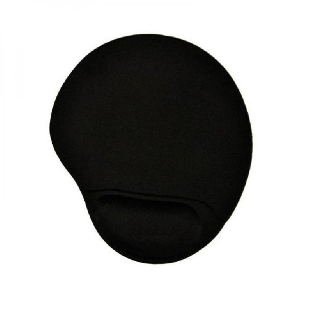 Mouse Pad com Apoio de Punhos em Gel Médio Preto