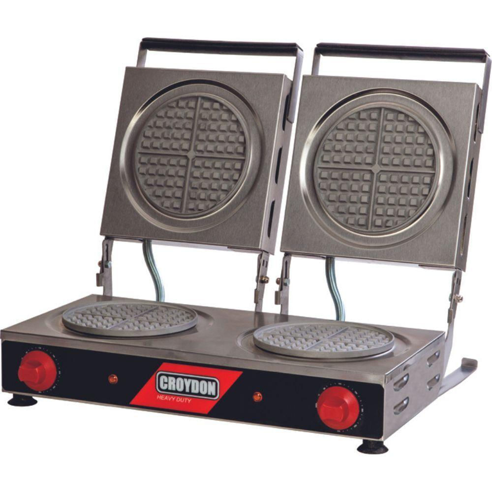 Wafleira Redonda Dupla Mwrd Croydon Máquina De Waffle Mwrd 220v