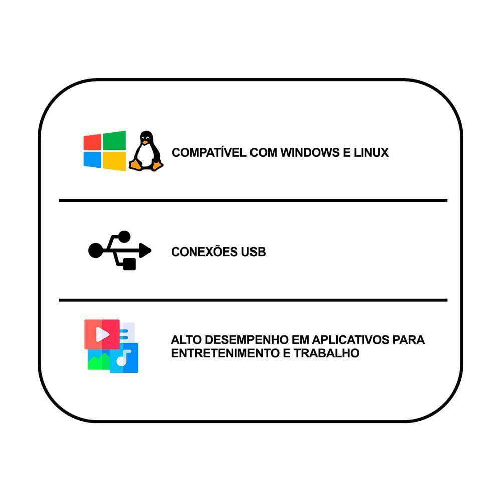 Computador Desktop, Intel Core I5 4º Geração, 4gb Ram, Ssd 120gb, Hdmi