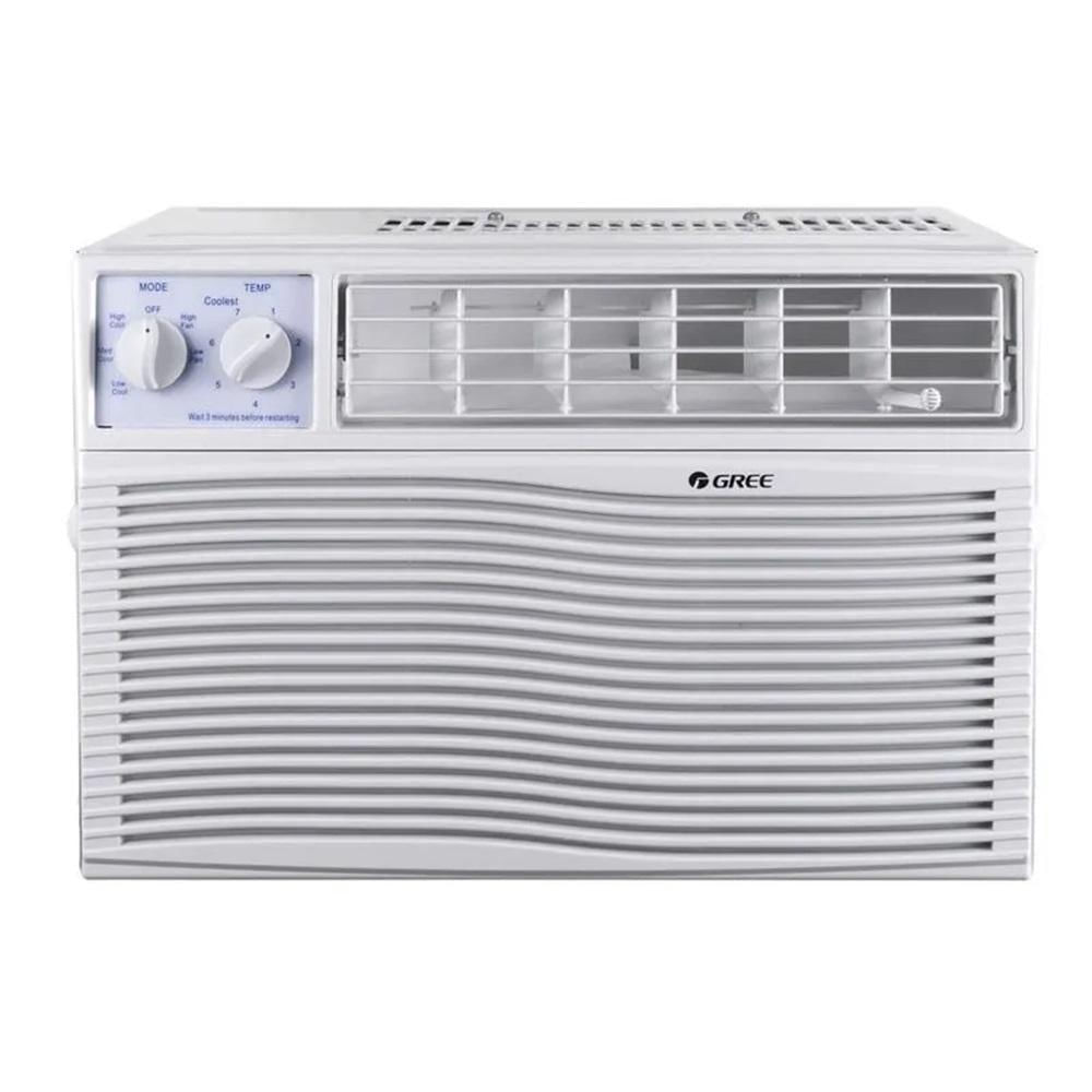 Ar Condicionado De Janela Gree 18.000 Btus/h Frio Monofásico Mecânico Cinza Claro GJC18BM-D3NMND2A - 220V