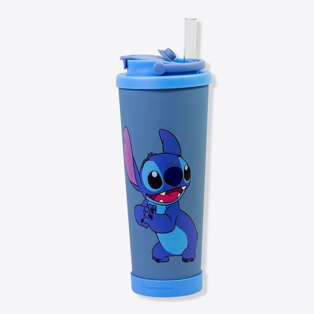 Copo Spring Com Canudo Stitch - Disney