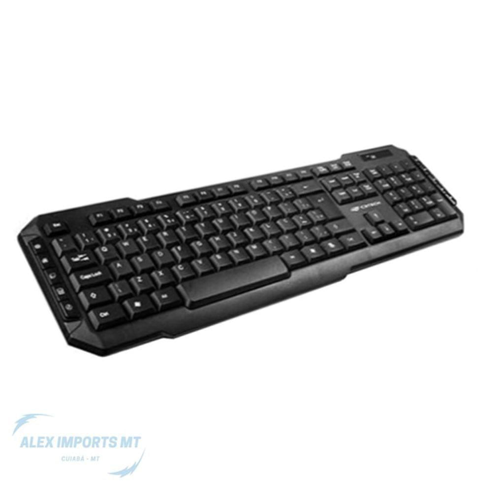 Kit Teclado E Mouse Sem Fio Multimídia C3tech Pratico