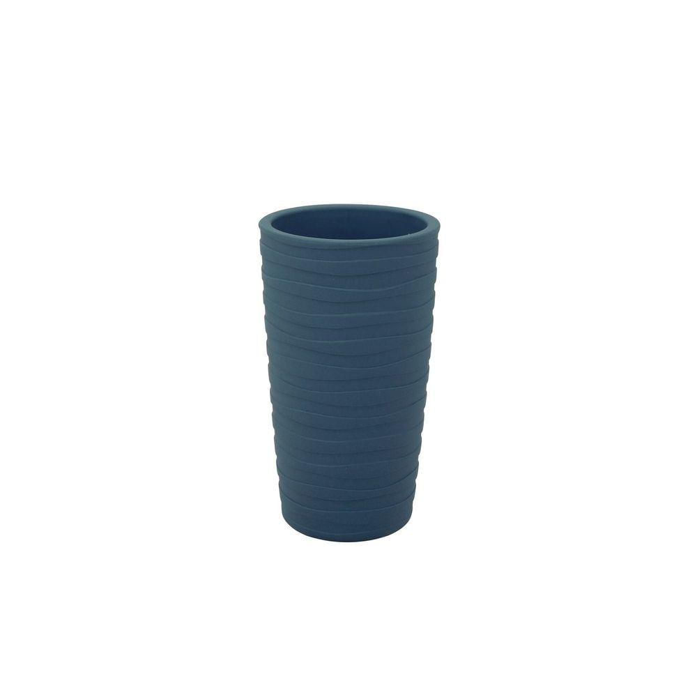 Vaso Tramontina Grego Polietileno Azul Turquesa 65cm Tramontina