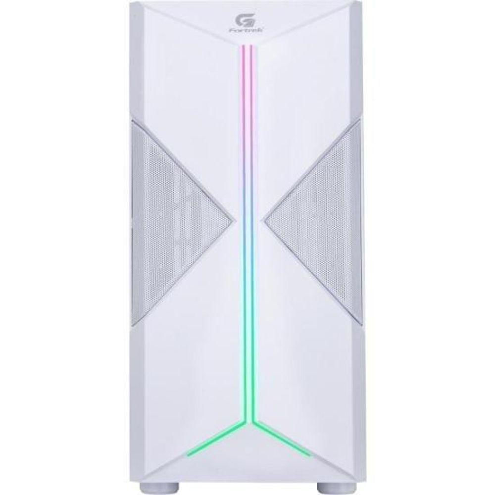 Gabinete Gamer Fortrek Holt Mid Tower Rgb Branco