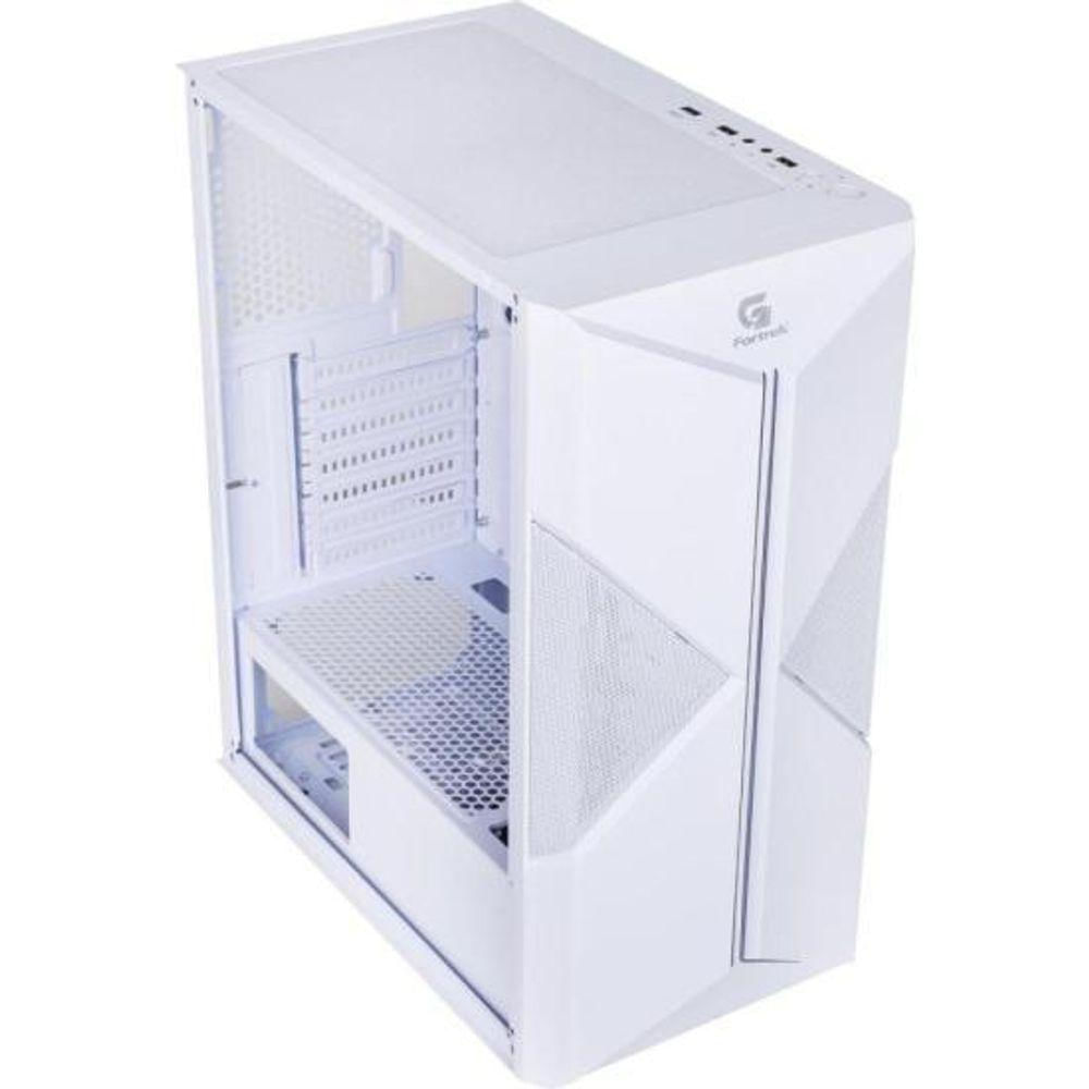 Gabinete Gamer Fortrek Holt Mid Tower Rgb Branco