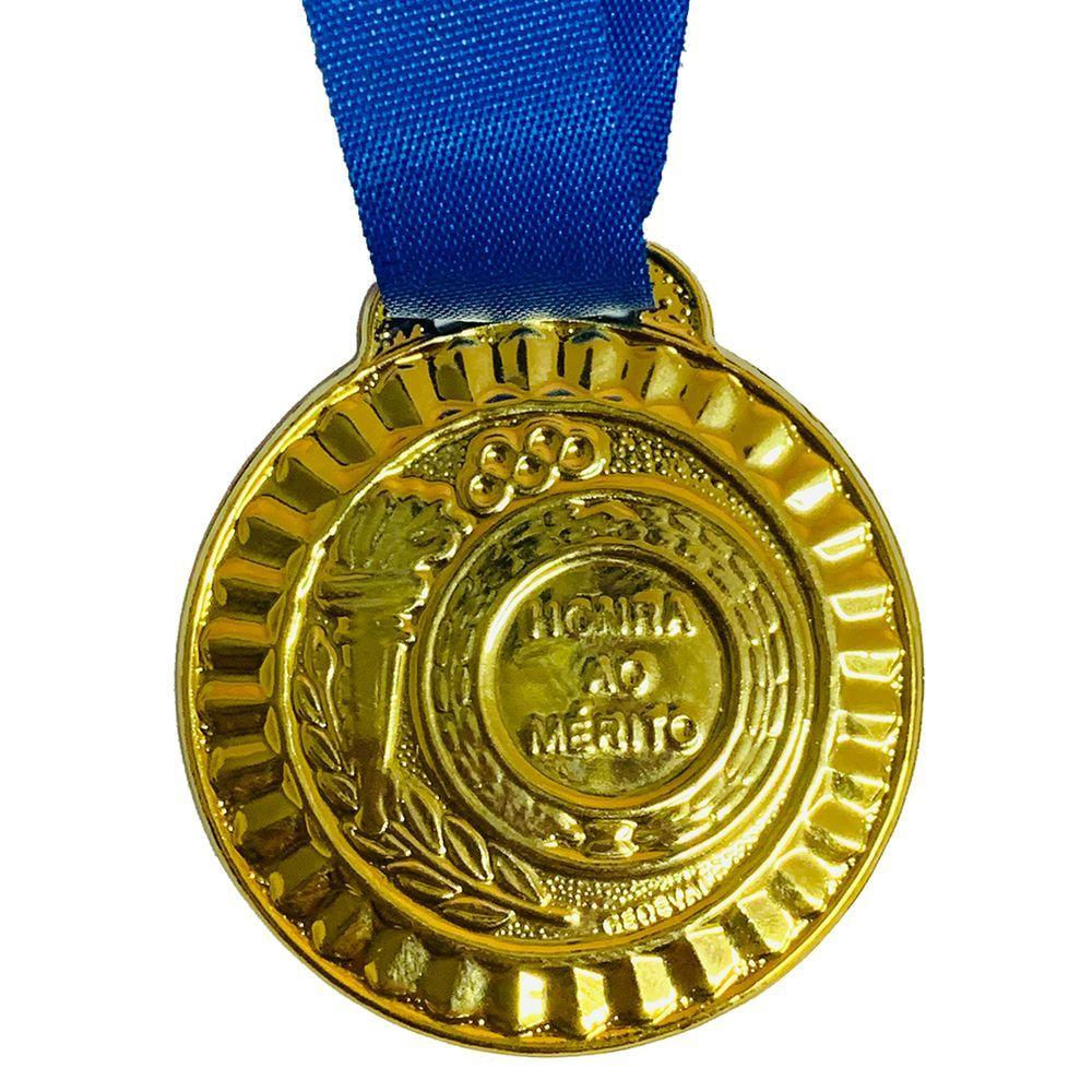 Medalha De Honra Ao Mérito 4,4cm Ouro Prata Bronze - Metal ouro