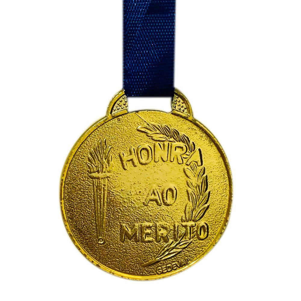 Medalha Honra Ao Mérito Ouro Prata Bronze Diâmetro 3,5cm ouro