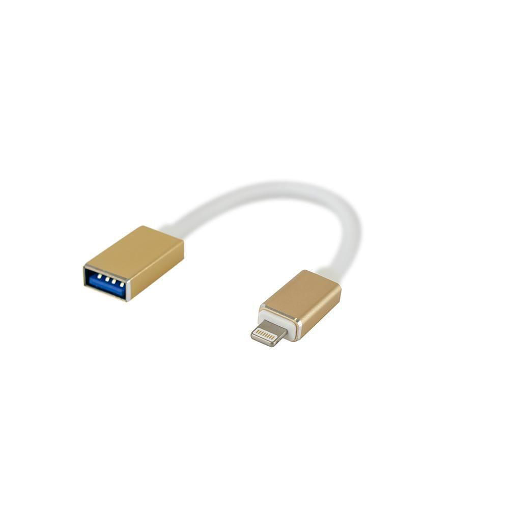 Cabo Otg Evus C-078 Lightning X Usb 2.0 15cm