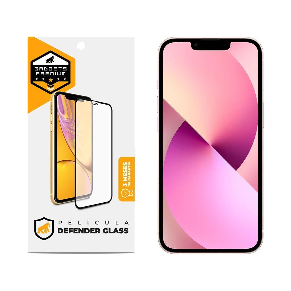 Película Defender Glass para iPhone 13 Mini - Preta - Gshield