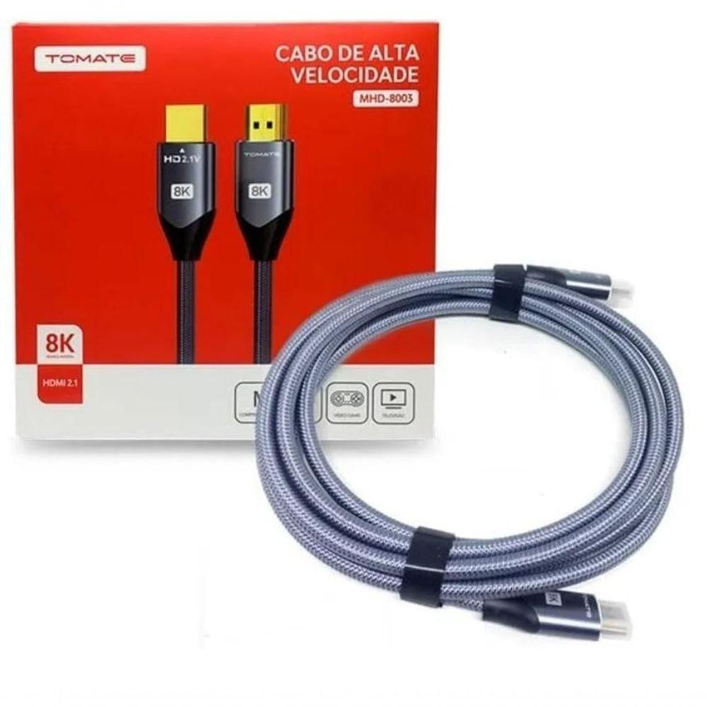 Cabo Hdmi 8k 60hz - 4k 120hz - 2.1v Full Ultra Hd Dolby Truehd, Dts-hd 1.5 Mts