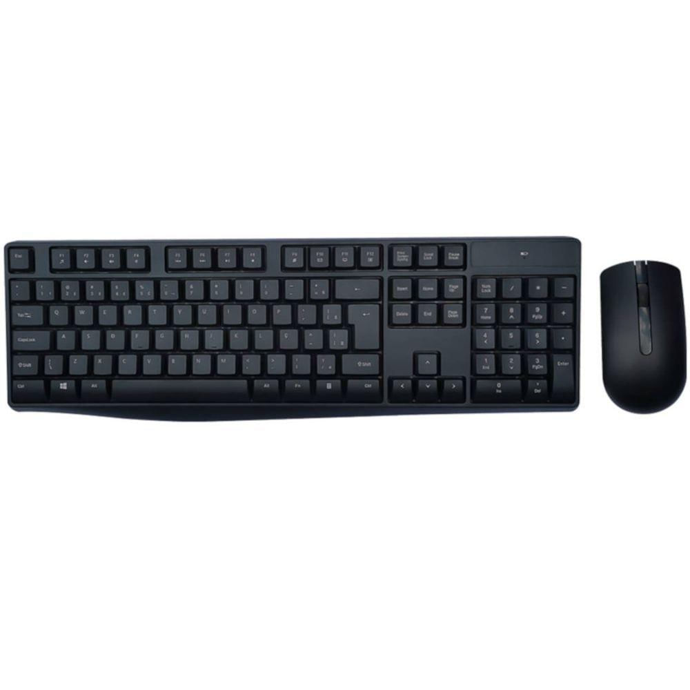 Kit Teclado E Mouse Sem Fio 2.4ghz Multimídia Usb Bulk Com Pilhas Tc269