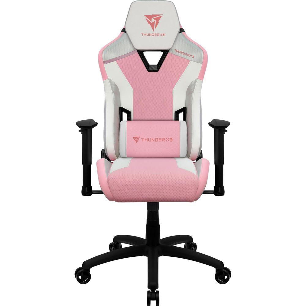 Cadeira Gamer Thunderx3 Tc3 Sakura White Rosa