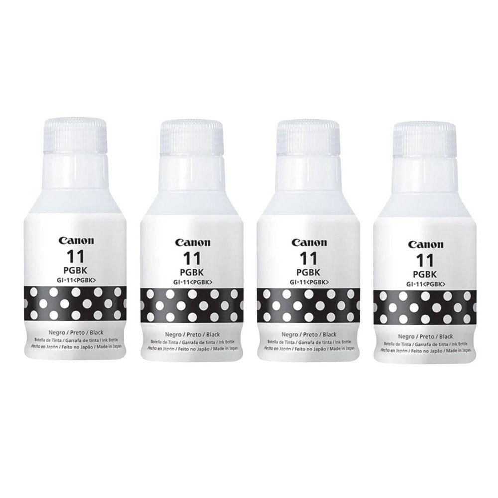 Tinta Original Canon Gi-11 Gi11 G11 4un Preto P/impressora G3160 G2160 G-3160 G-2160