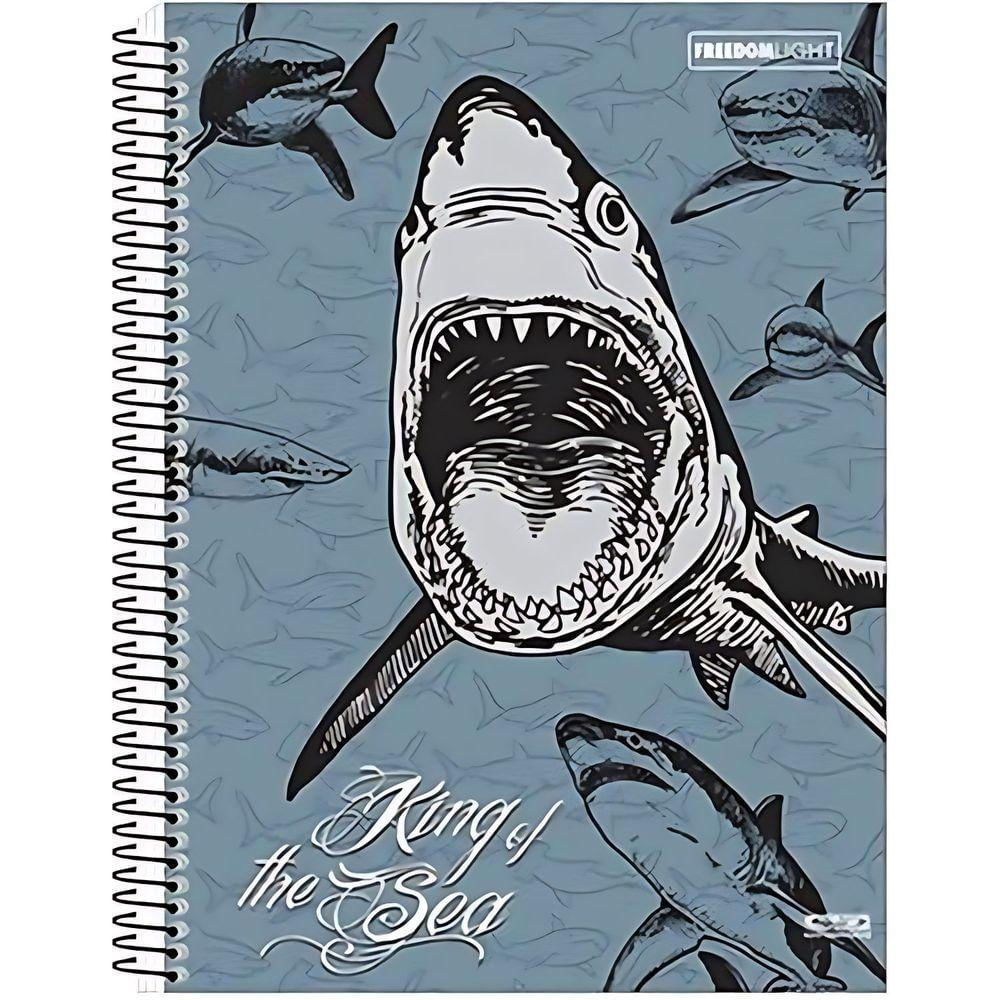 Caderno Espiral Capa Dura 15x1 - 225 Folhas - Freedom Light - São Domingos