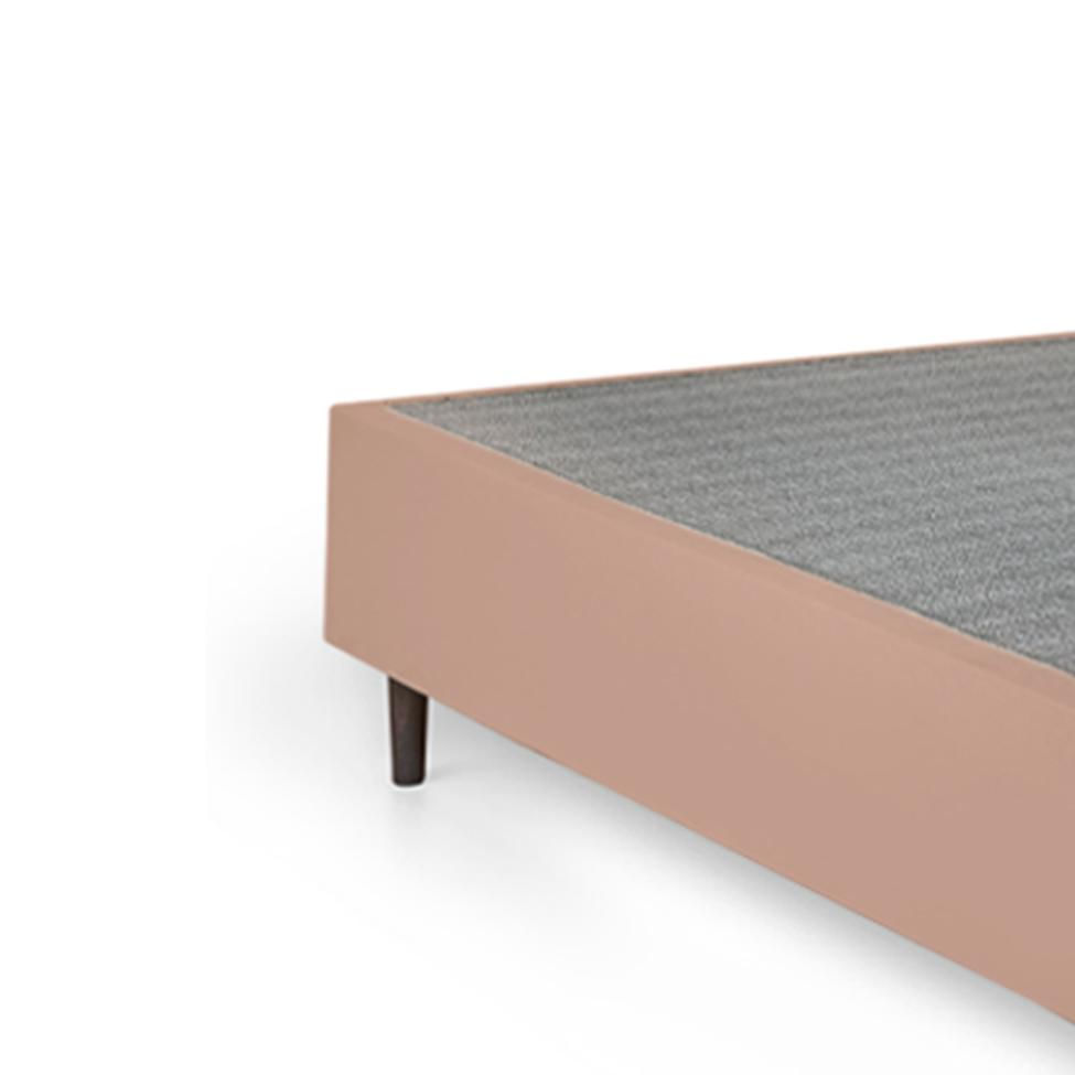 Base para Cama Box Queen Guldi (38x158x198) Natural e Cinza