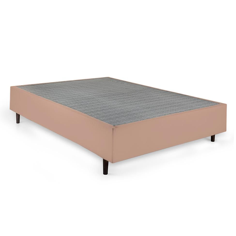 Base para Cama Box Queen Guldi (38x158x198) Natural e Cinza