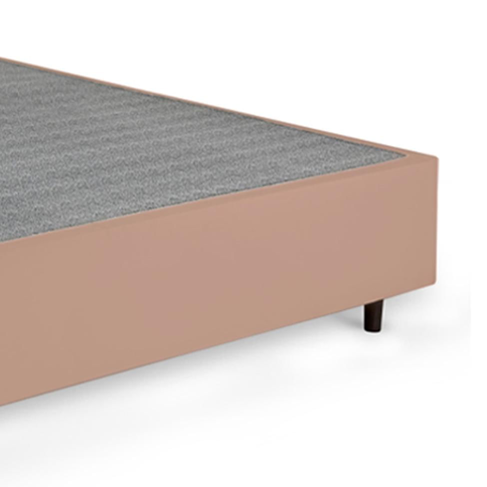 Base para Cama Box Queen Guldi (38x158x198) Natural e Cinza