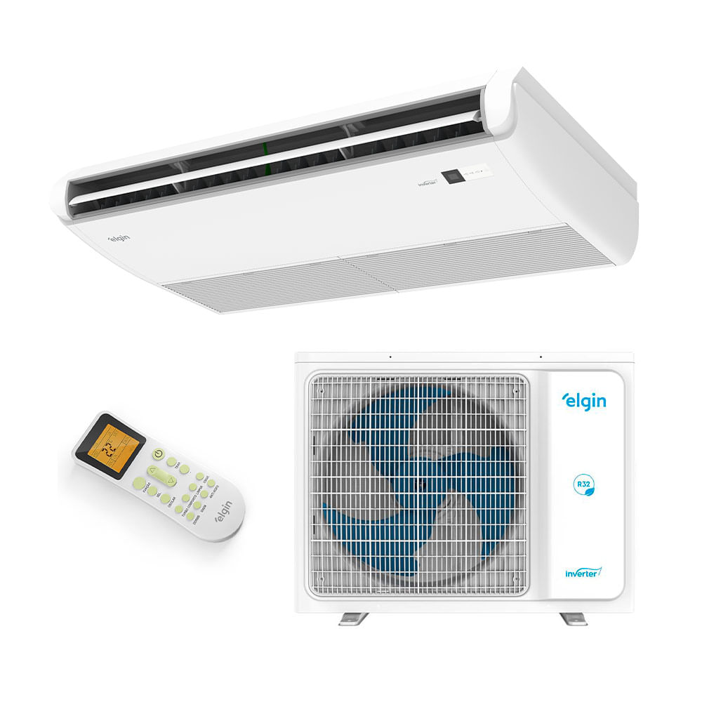 Ar Condicionado Split Piso Teto Inverter Plus R-32 Elgin 24000 Btus Frio 220V Monofásico 45PDFI24C2DA