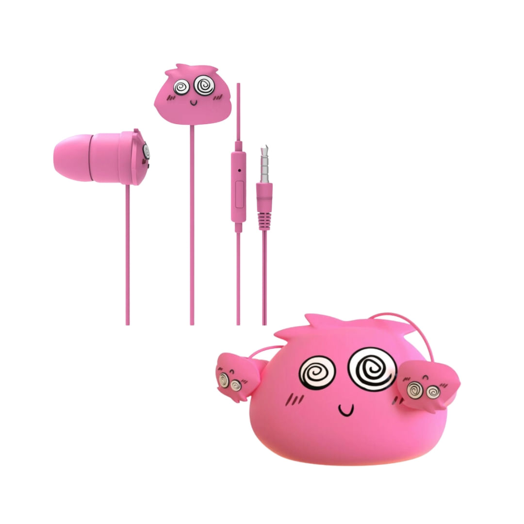 Fone Ouvido  Infantil The JellieMons Xtrad LC869 Poe Rosa