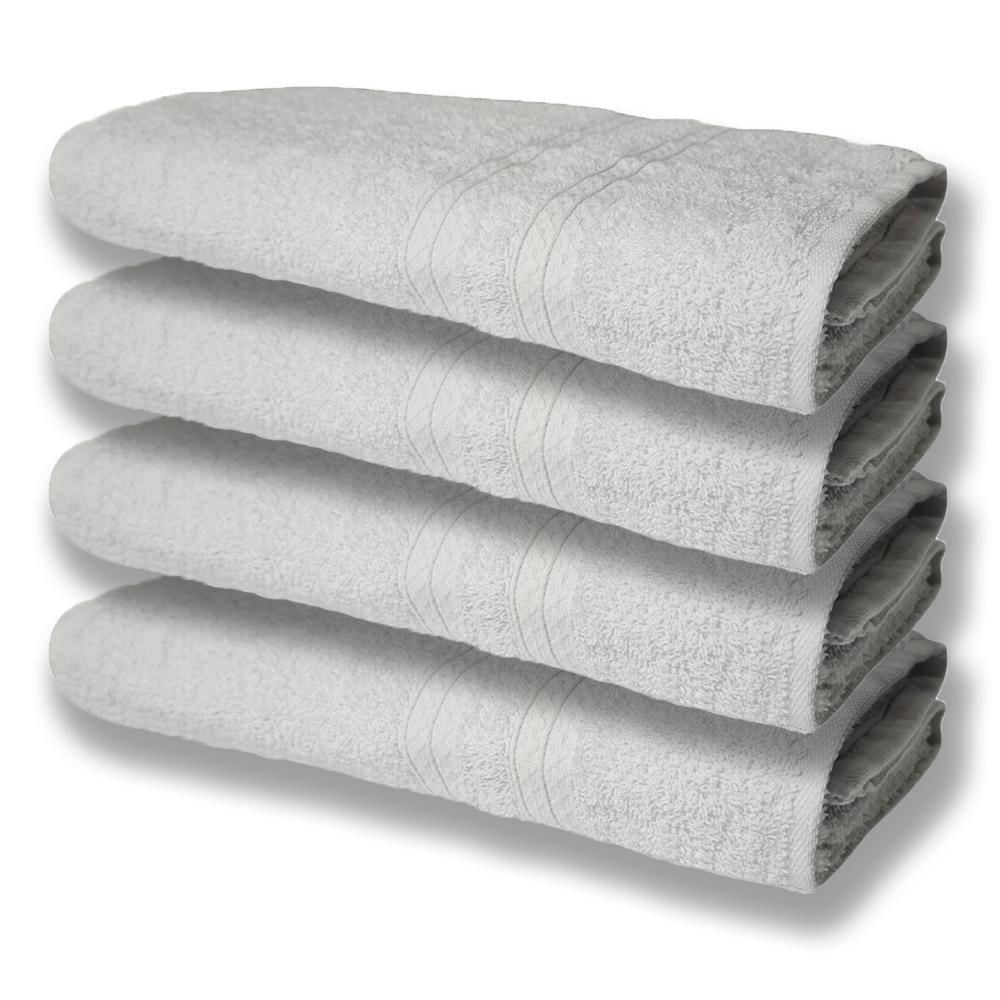 4 Toalhas Super Felpudas Grande E Grossa Algodão 80x150 Itália Soft Beka - Branco