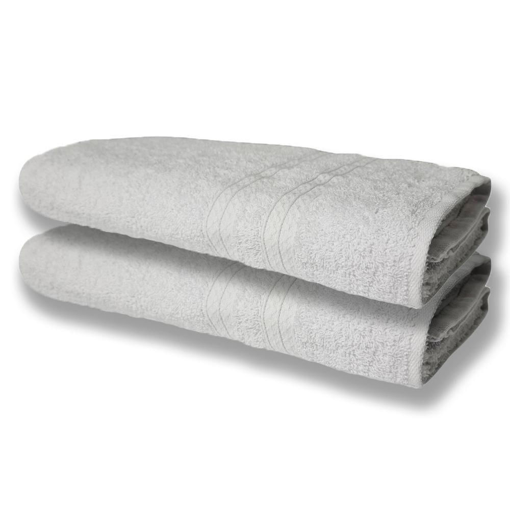 2 Toalhas Super Felpudas Grande E Grossa Algodão 80x150 It?lia Soft Beka - Branco