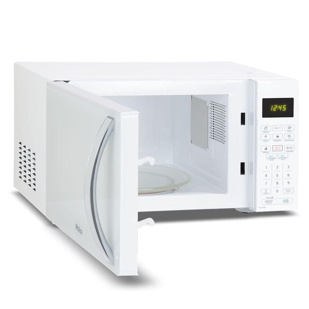 Micro-Ondas Philco PMO28BB Limpa Fácil 28L 1400w 127V Branco 110