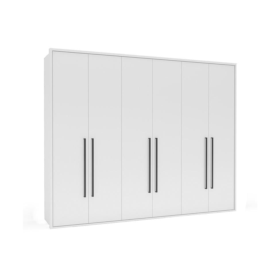 Guarda-Roupa Casal Sevilha Flex 6 PT 4 GV Branco