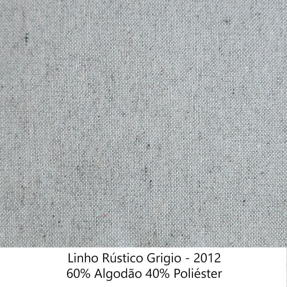 Sofa 2 Lugares Retro Polo 160cm Com Almofada Linho Grigio Ezz Grigio