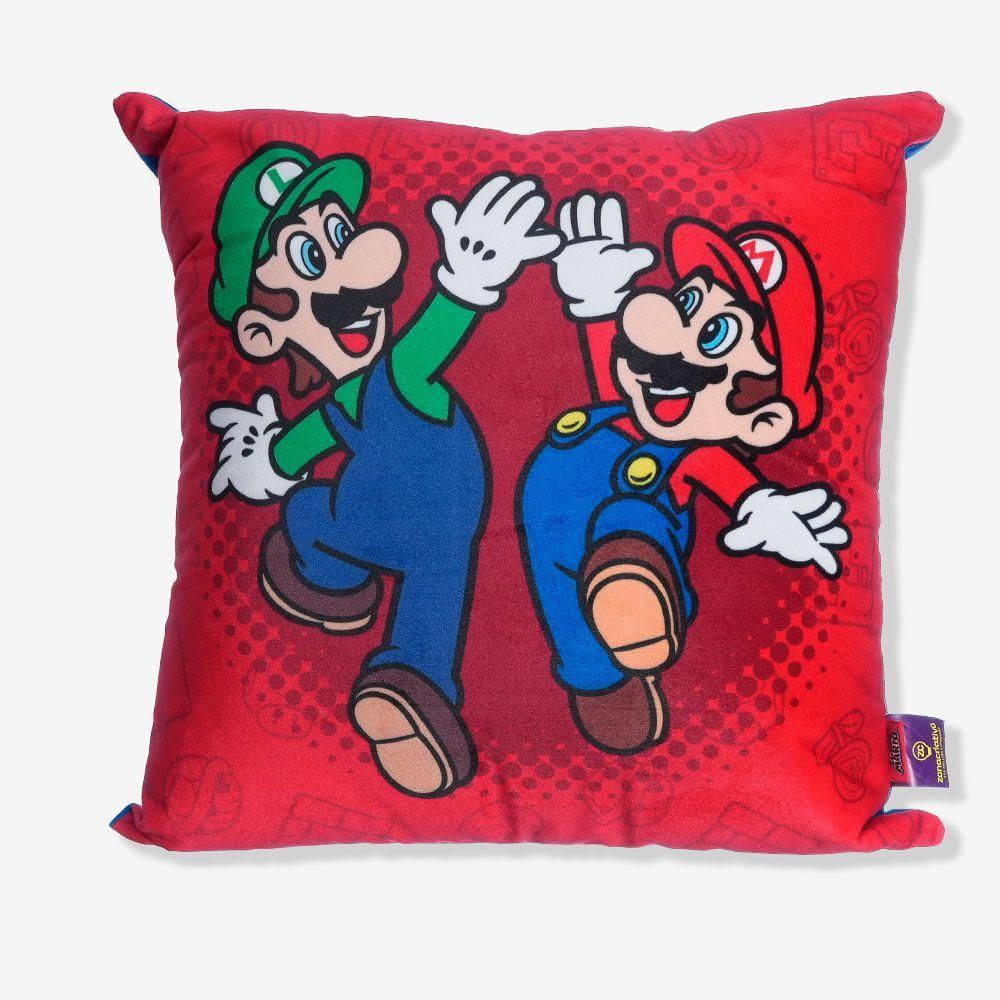 Almofada 40x40 Mario E Luigi - Mario