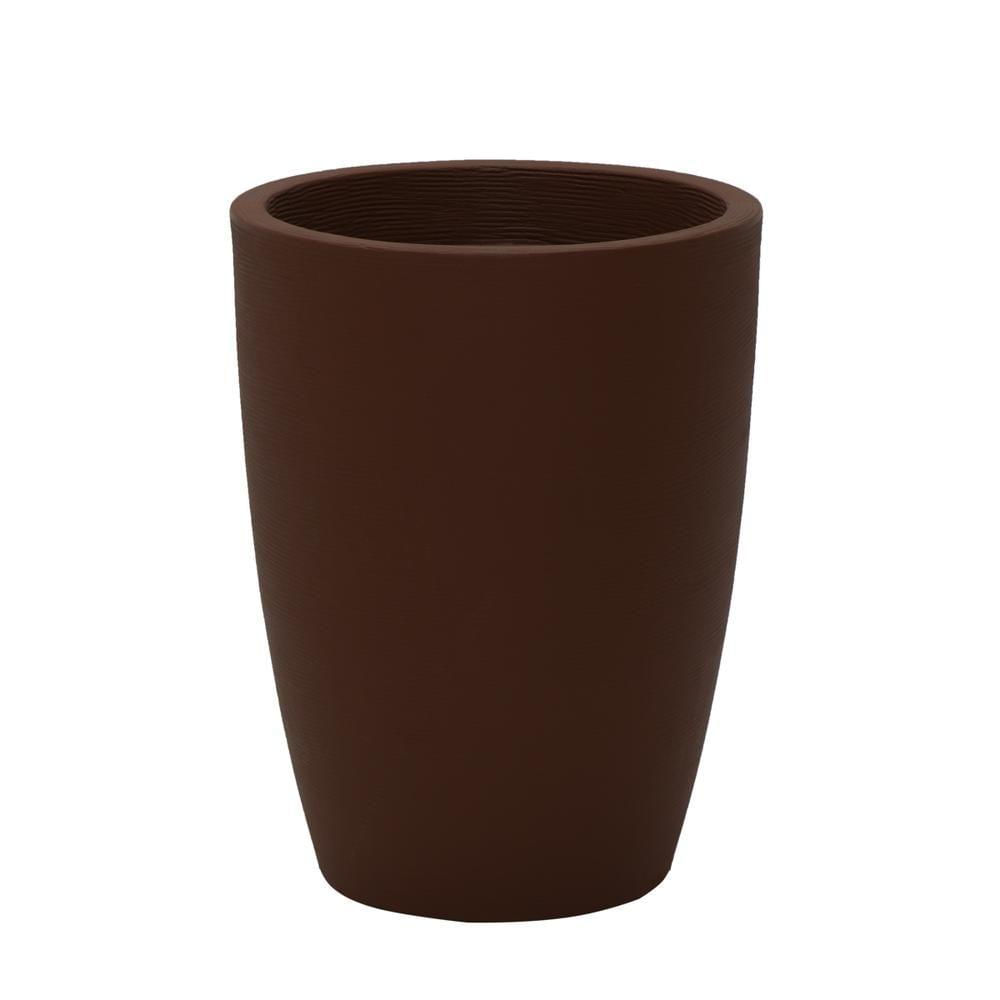 Vaso Thai Tramontina Basic em Polietileno Marrom 58 Cm