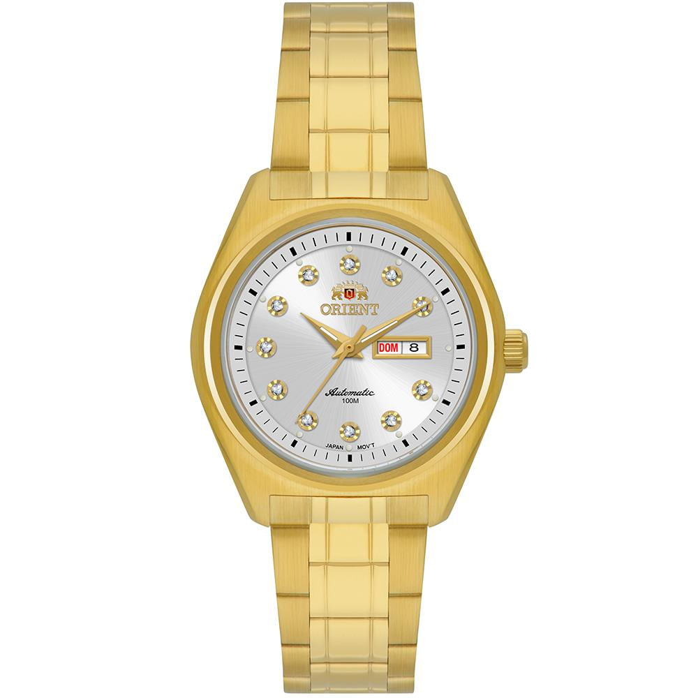 Relógio Orient Feminino Ref: Nh6gg001 S1kx Dourado Automático