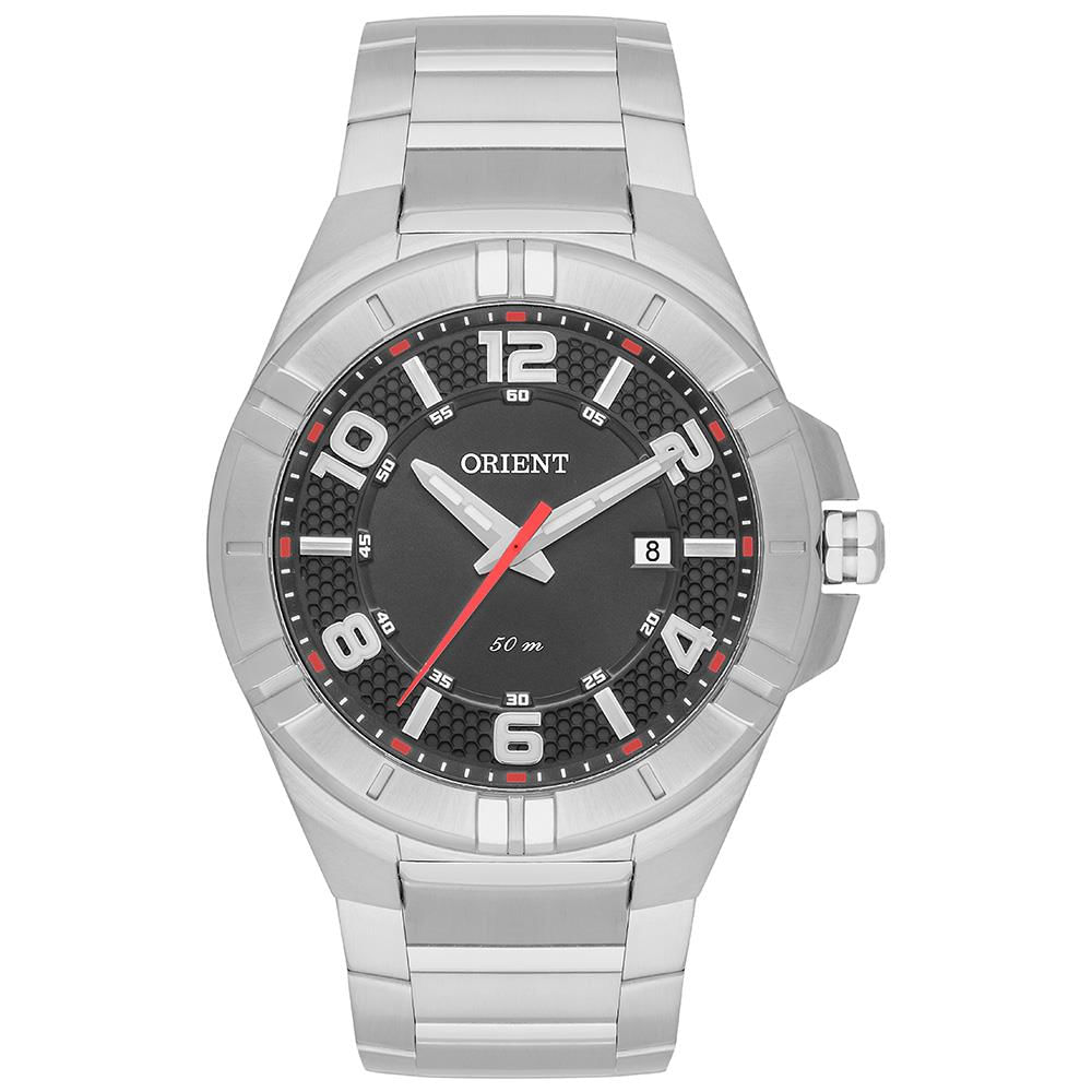 Relógio Orient Masculino Ref: Mbss1472 Gvsx Esportivo Prateado