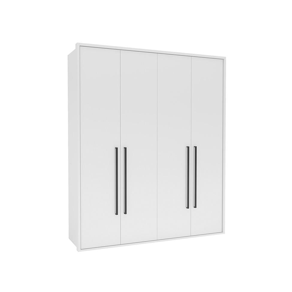 Guarda-Roupa Casal Sevilha Flex 4 PT 2 GV Branco