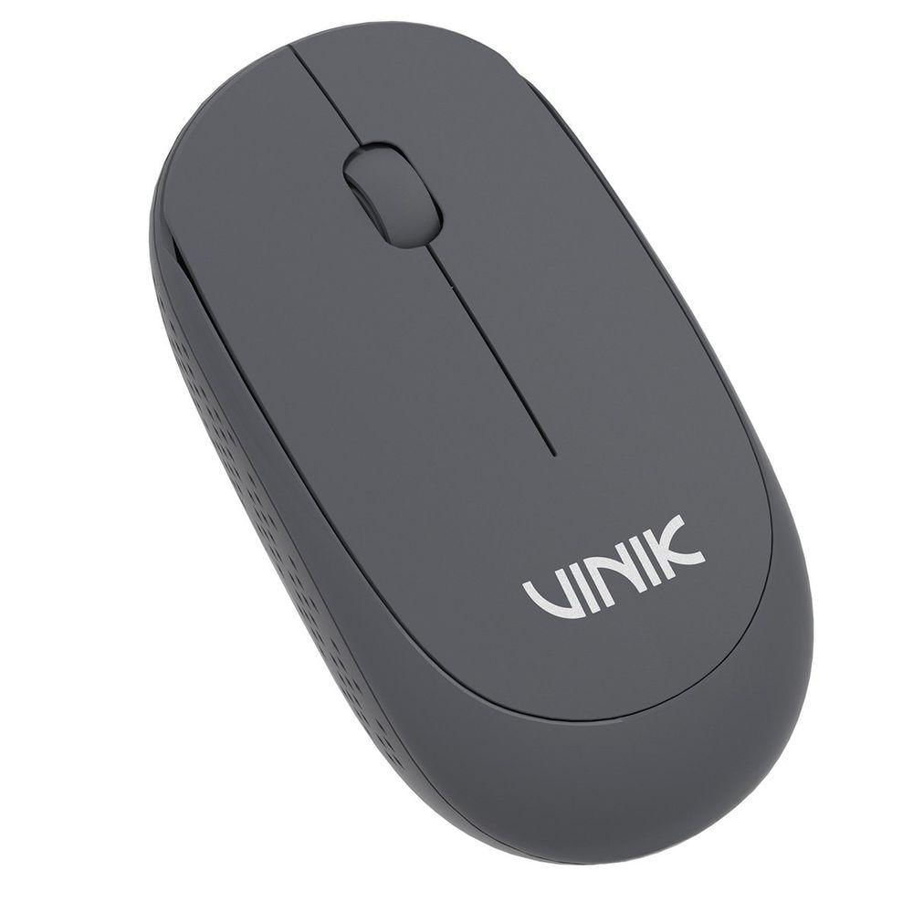 Mouse Sem Fio Vinik Feather Vf120 1200dpi - Cinza