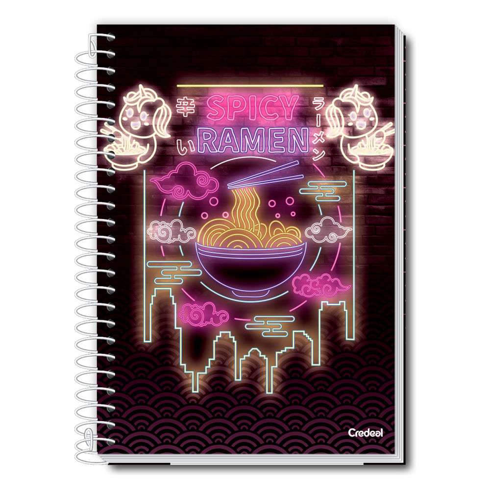 Caderno Universitário Feminino My Collection 80F/1 Matéria Credeal