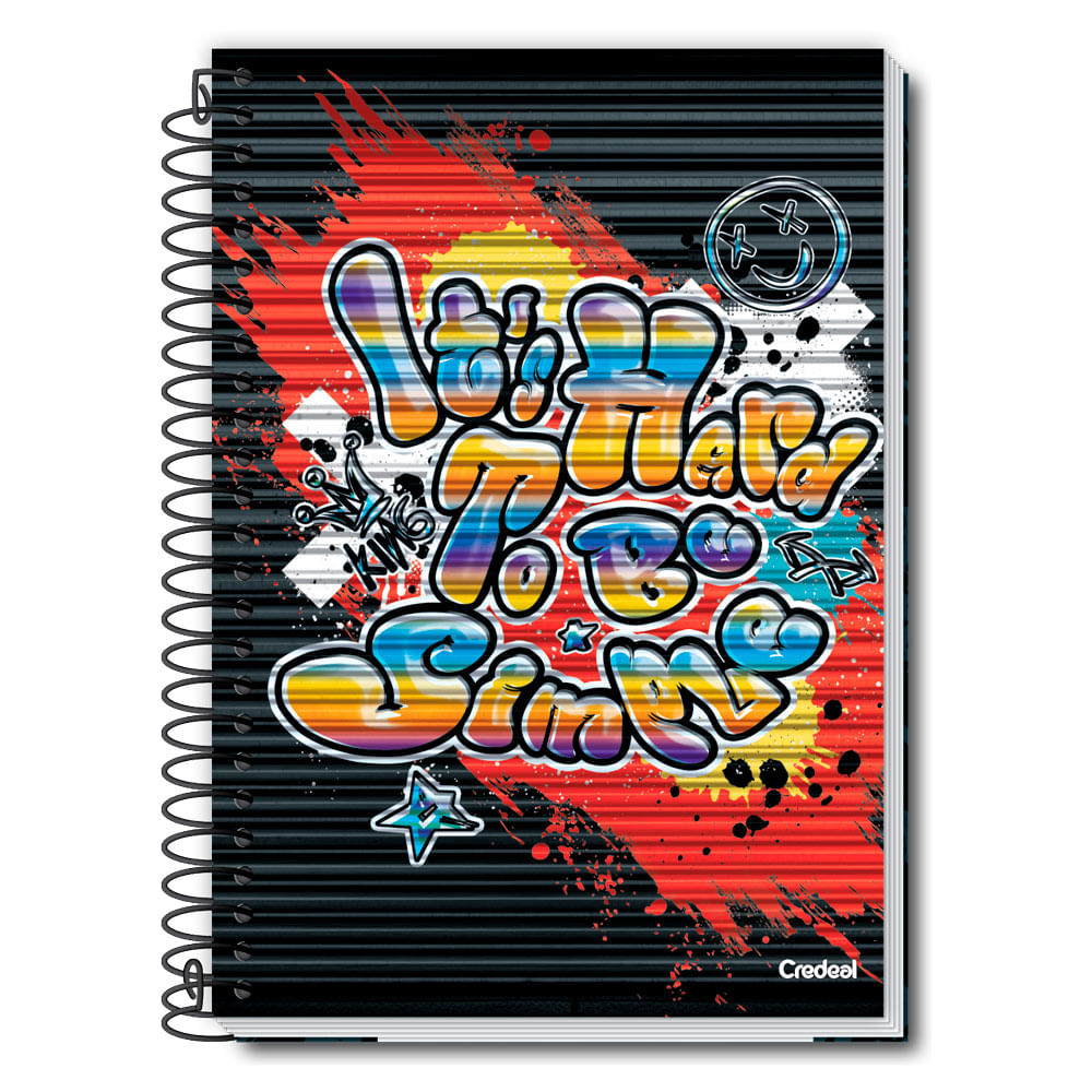 Caderno Universitário Masculino My Collection 80F/1 Matéria Credeal