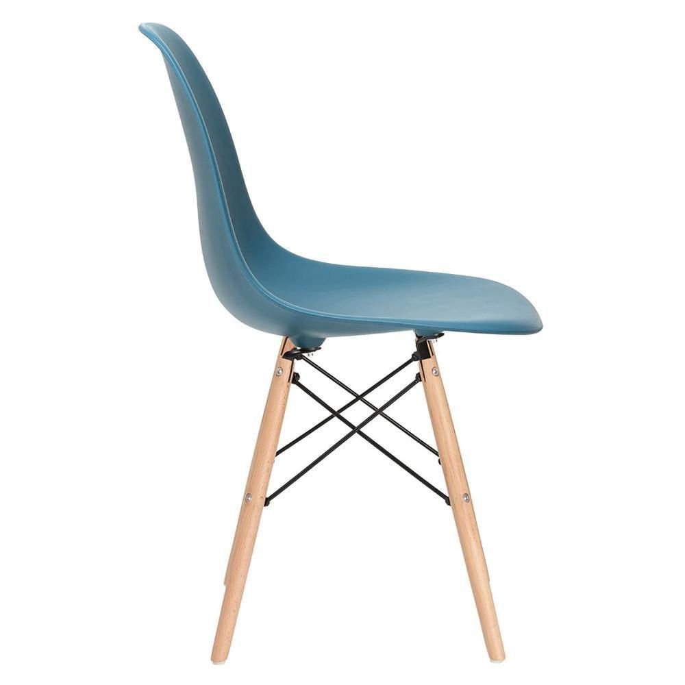 7 Cadeiras Charles Eames Eiffel Dsw Clara Turquesa