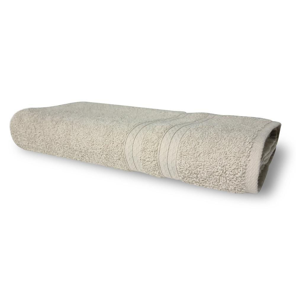 Kit Com 6 Toalhas Banho 430g/m² Grande Grossa 80x150cm Itália Soft Bege