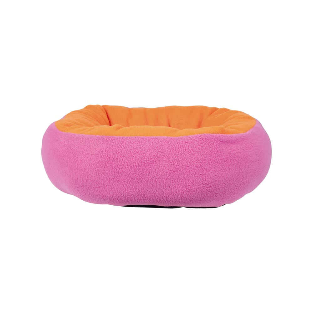 Cama Redonda G Rosa e Laranja