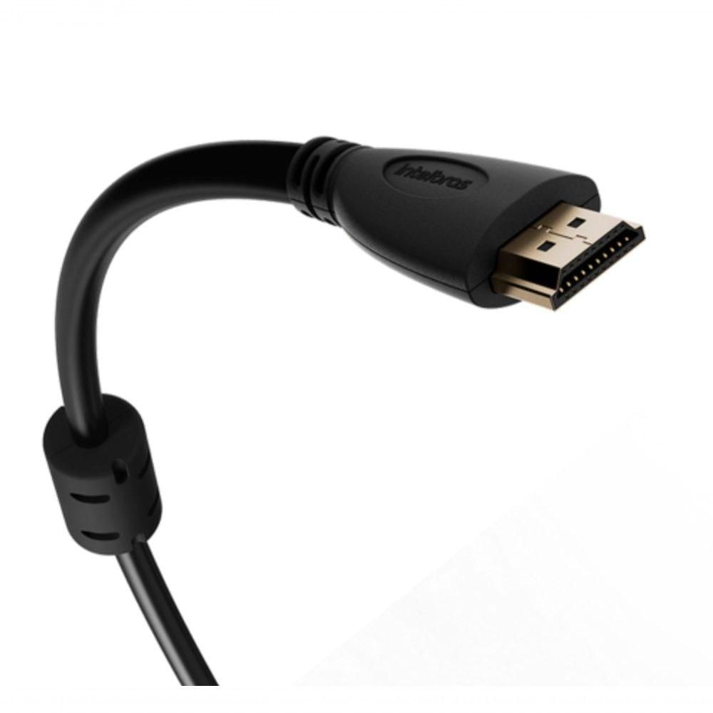 Cabo Hdmi Intelbras 2.0 20 Metros Chf 2020 - 4140005 Preto